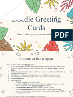 Doodle Greeting Cards by Slidesgo