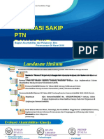 Evaluasi SAKIP PTN Dan LLDIKTI Tahun 2019 Sosialisasi Ltjen Rev