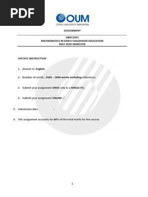 HBEC2503 MATHEMATICS IN EARLY CHILDHOOD EDUCATION.pdf