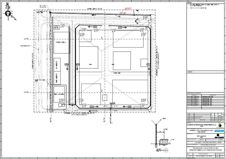 Drainage Location Plan 100 KBPD Topping Refinery, Ebed PDF
