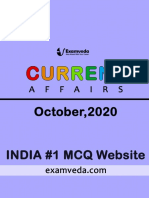 Current Affairs October 2020 PDF