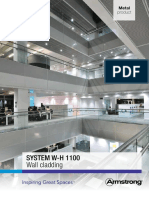 Metal Wall Cladding System W-H 1100 Provides Acoustic and Design Benefits