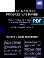 Test de Matrices Progresivas Raven Ok Gyg