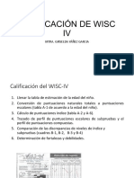 Calificación WISC-IV: Paso a paso