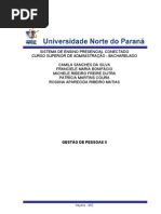 2º Trab  6º sem  Gestão de Pessoas II