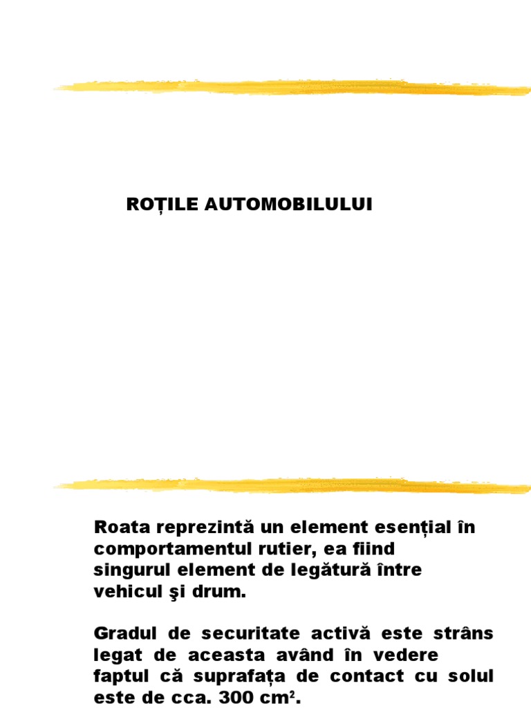 Rotile Automobilului | PDF