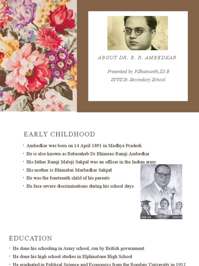 Dr. Ambedkar: A Life of Justice | PDF