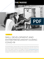 Skill Development and Entrepreneurship During COVID 19
