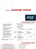 The Planning School and Ansoff Matrix Strategies for Growth