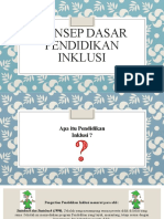 Konsep dasar Pendidikan inklusi