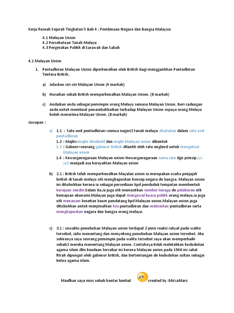 Words Hw Sejarah Pdf