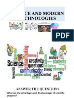 Science and Modern Technologies