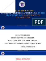 Special Education:: in The Education of