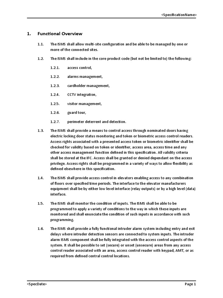 Functional Overview | PDF | Microsoft Sql Server | Access Control