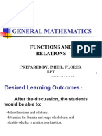 General Mathematics: Functions and Relations
