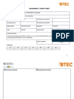 Assignment 1 Front Sheet: Qualification BTEC Level 5 HND Diploma in Computing Unit Number and Title