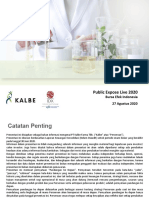 KLBF Public Expose 2020 Material PDF