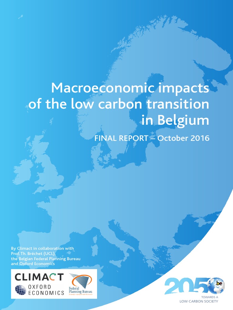 Macroeconomic Impacts of Low Carbon Transition in Belgium | PDF | Low ...