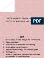 Hygienic Problems of Healthy Lifestyle and Personal Hygiene