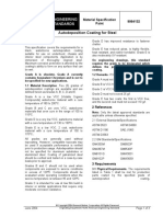 Engineering Standards: Autodeposition Coating For Steel