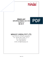 Minilec (India) PVT - LTD.: Price List