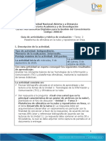 Guía de actividades y rúbrica de evaluación - Unidad 1 - Tarea 2 - Plataforma de ofimática en la nube y repositorios en línea.pdf