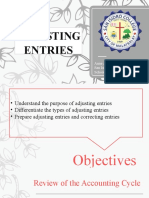 Adjusting Entries: Anne Angelie C. Gomez San Isidro College School of Accountancy