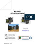 Rota-Loo Operations Manual: Phone: (03) 5135 3900 Fax: (03) 5135 3955