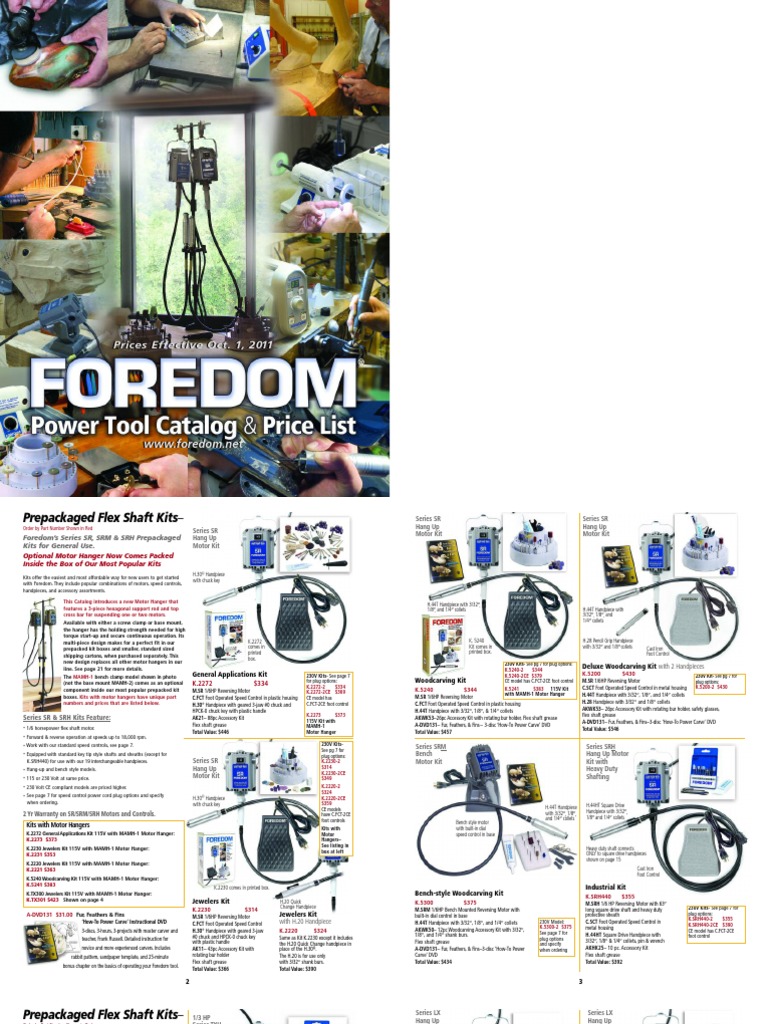 Foredom Electric Co. - We offer maintenance and replacement parts on our  website.  It's a good idea to have a spare shaft,  sheath, set of motor brushes, filter for a dust