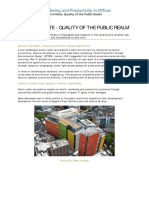 Research Note - Quality of The Public Realm