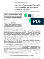 Cooperative Development of An Arduino-Compatible Building Automation System For The Practical Teaching of Electronics