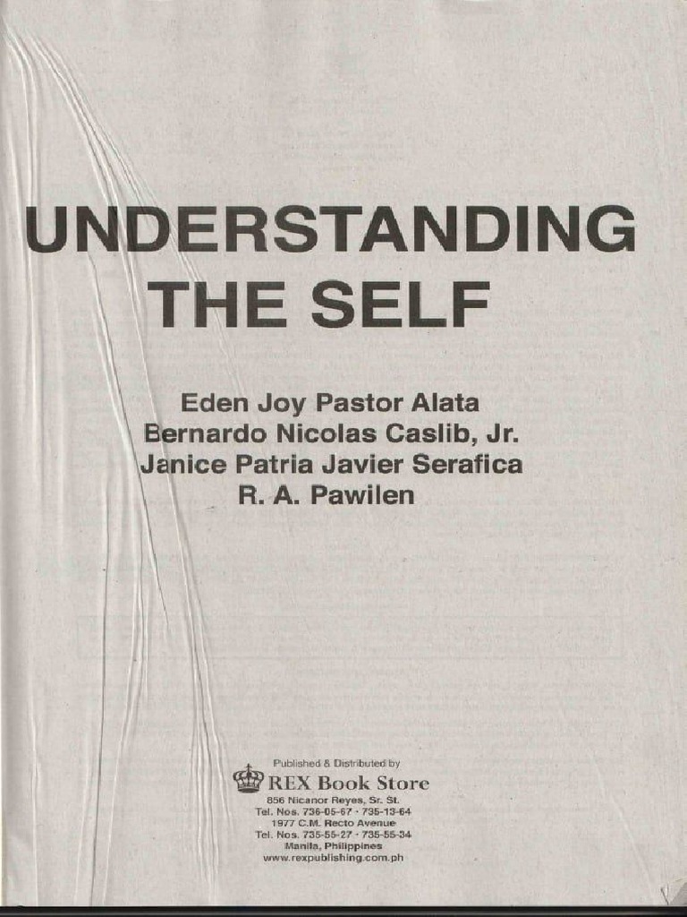 Understanding The Self Free Pdf