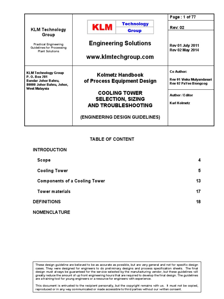 Engineering Solutions: Kolmetz Handbook of Process Equipment Design ...