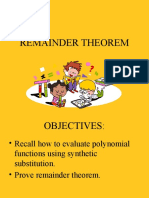 Remainder Theorem