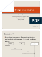 Making Design Class Diagram: Course Instructor: DR Usman Nasir Course Code: SE331