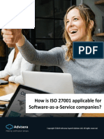 How Is ISO 27001 Applicable For Software-as-a-Service Companies?