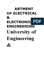 Department of Electrical & Electronics Engineering