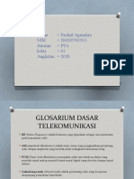 Glosarium Dasar Telekomunikasi