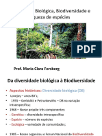 Da Diverdidade Biologica A Biodiversidade em Florestas Tropicais 2017 - 1