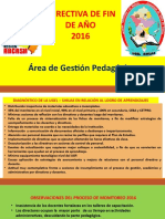 Presentación Directiva Fin de Año 2016