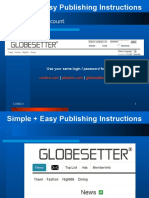 Globesetter Publishing Instructions 110210