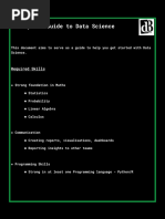 Guide To Data Science