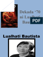 Report Lualhati Bautista