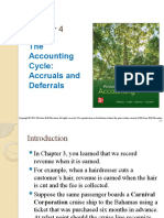 The Accounting Cycle: Accruals and Deferrals