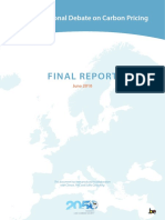 Belgian National Debate On Carbon Pricing - Final Report (2018)