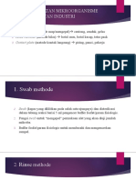 11 - Uji Mikroba Pada Peralatan Industri