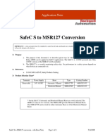 Safec S To Msr127