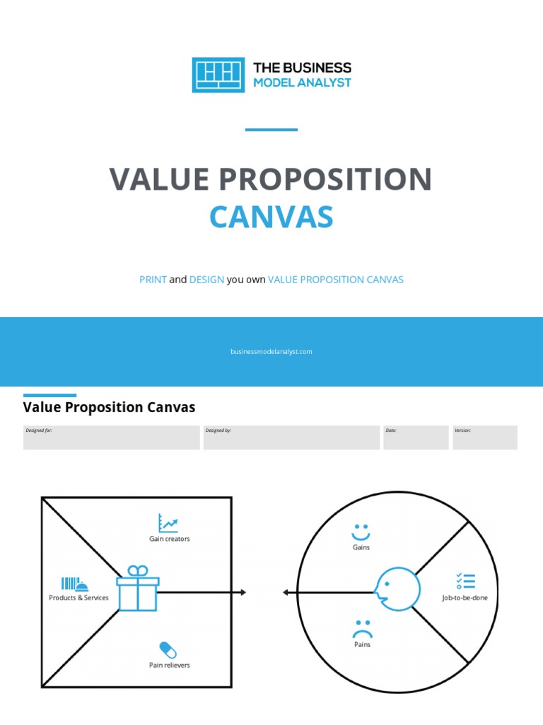 Tesla Value Proposition Canvas Guide | PDF | Risk | Customer
