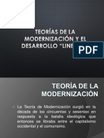 Teoría de Modernización y sus etapas de desarrollo