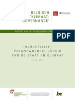 Belgisch Klimaatgovernance' - (Burgerlijke) Verantwoordelijkheid Van de Staat en Klimaat (2018)